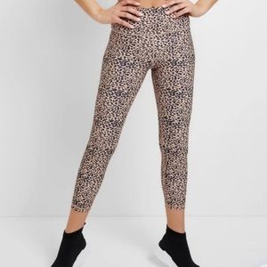 All Fenix Anthropologie Cheetah Sandy‎ 7/8 Leggings Size Small